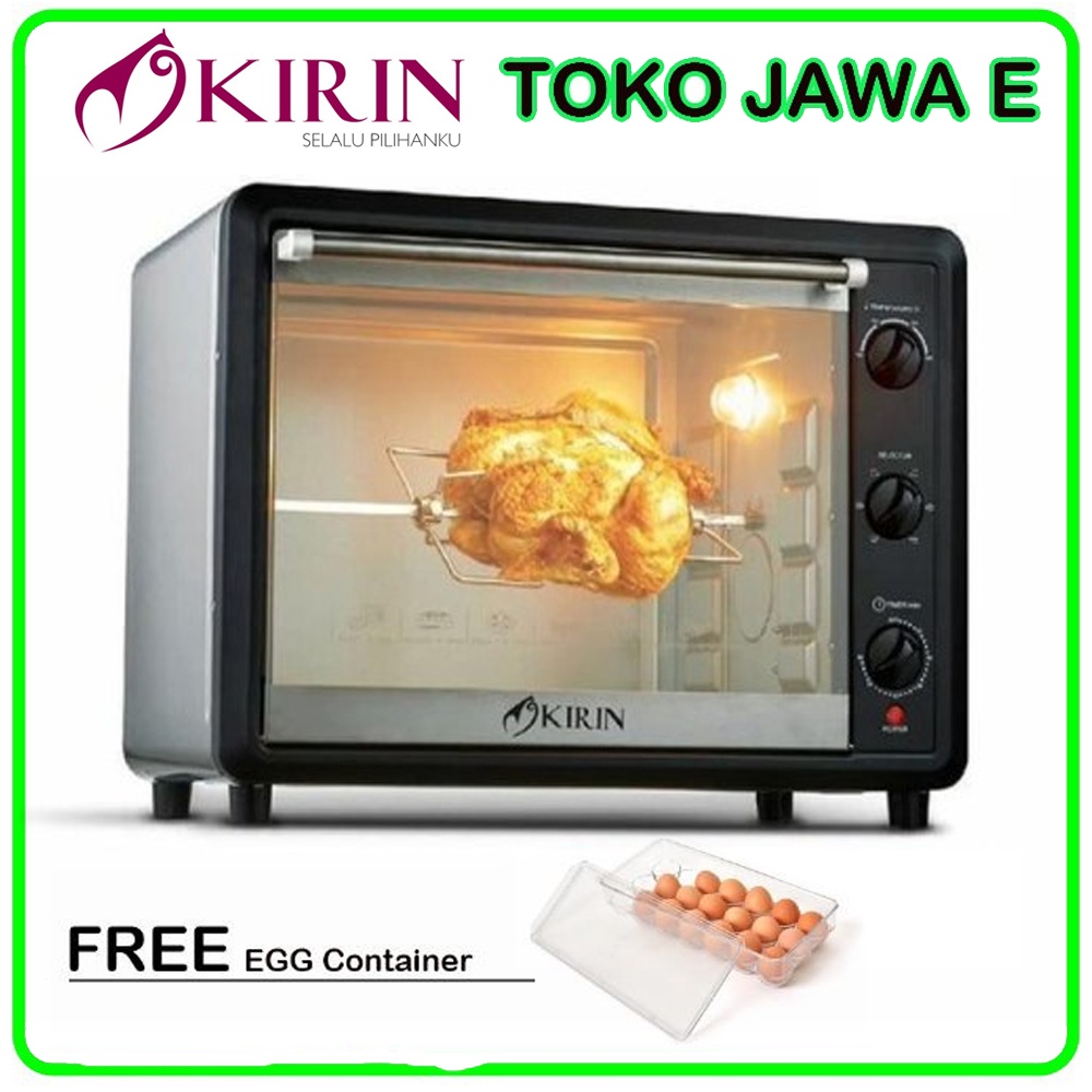 OVEN LISTRIK KIRIN KBO -600RA Oven Listrik Kapasitas Besar 60 Liter + LAMP