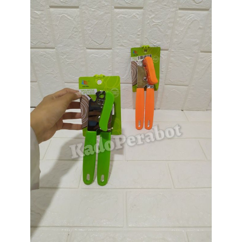 pembuka kaleng orange kitchen - pembuka kaleng putar - bottle opener