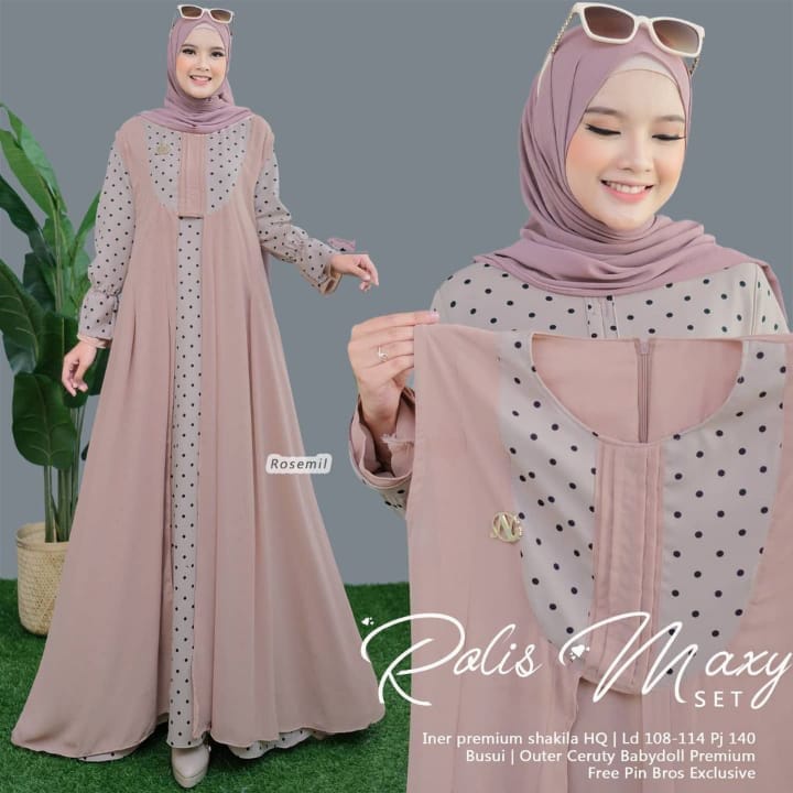 ROLIS SET/pakaian wanita/full sruty full puring fashion wanita