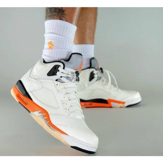 jordans white and orange