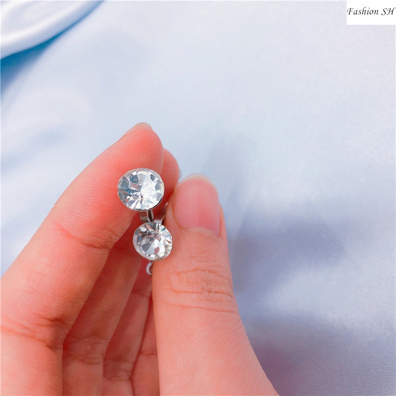 6 Pcs bros Klip Kristal Bening Warna Campur Gaya Turki Untuk Hijab M20027-6PCS