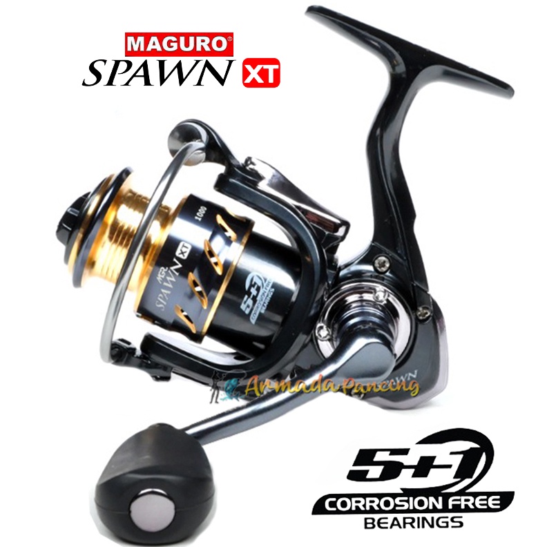 Reel Maguro SPAWN XT I Reel Spinning I Reel Maguro I 5+1 Ball Bearing I Power Handle