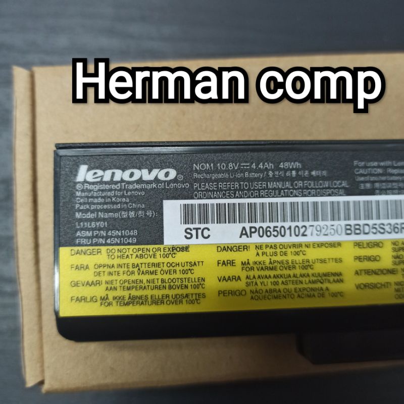 Original Baterai Lenovo Z380 Z480 Z485 Z580 Z585 Series