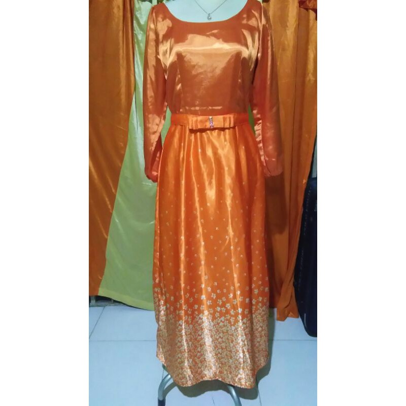 Gamis Satin Sutra PL Sendiri