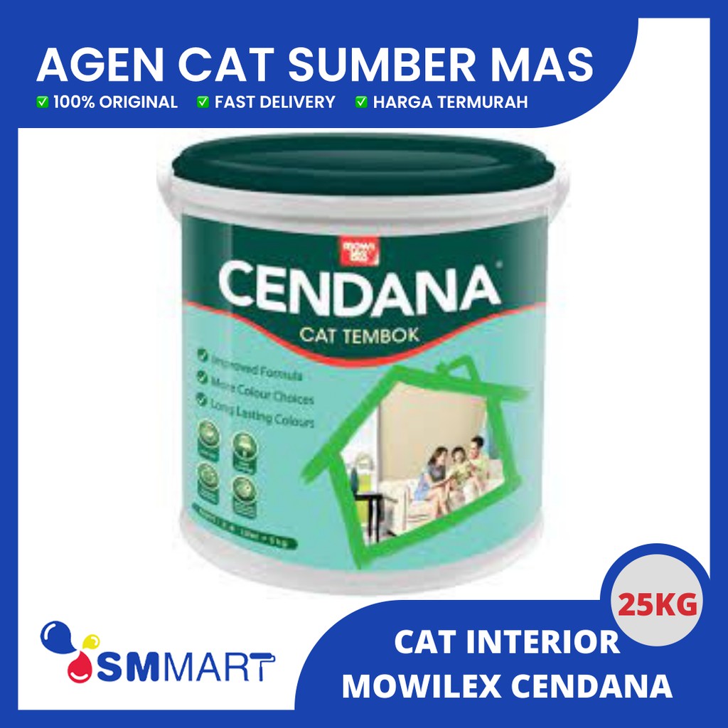 CAT TEMBOK MOWILEX CENDANA INTERIOR PAIL 25KG