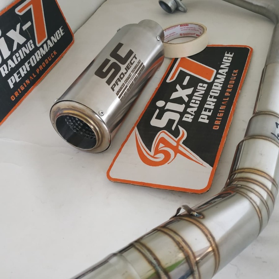 KNALPOT SC PROJECT NMAX 155 & AEROX 155 & LEXI 125 XMAX 250 MIO