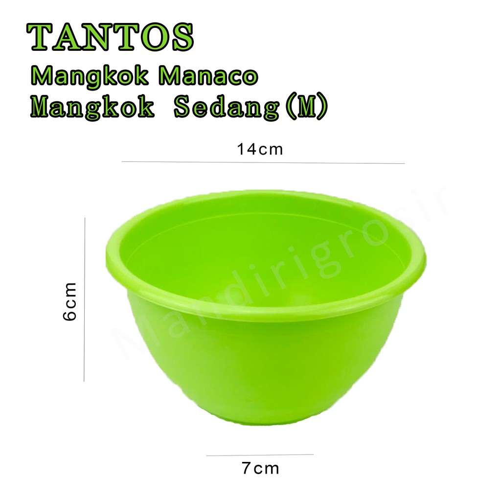 Tantos * Mangkok Manaco * Mangkok Kecil (S) * 5281 * (M) * 5282 * (L) * 5283