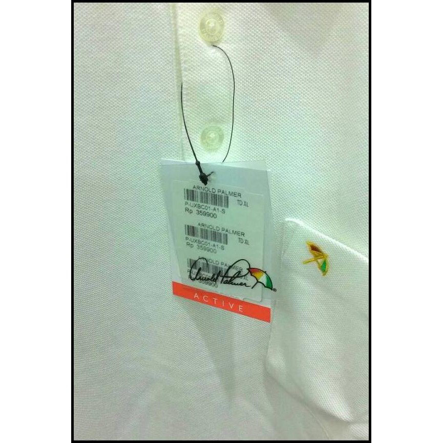 KAOS KERAH POLO SHIRT PRIA ARNOLD PALMER 100% ORIGINAL PUTIH DISKON
