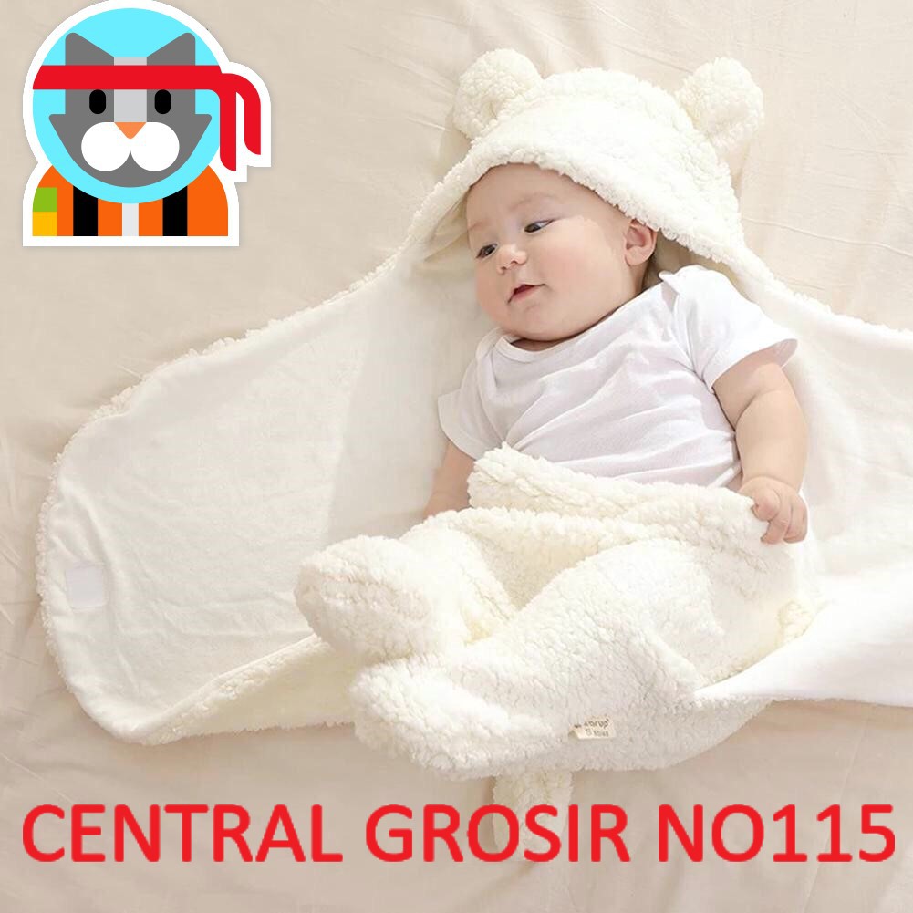 Selimut baby selimut bayi newborn infant baby winter swaddle sleeping emgao baby