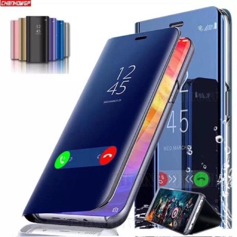 OPPO A54 4G OPPO A74 4G 2021  Flip Cover Mirror Stand Case S-View Auto Lock Smart
