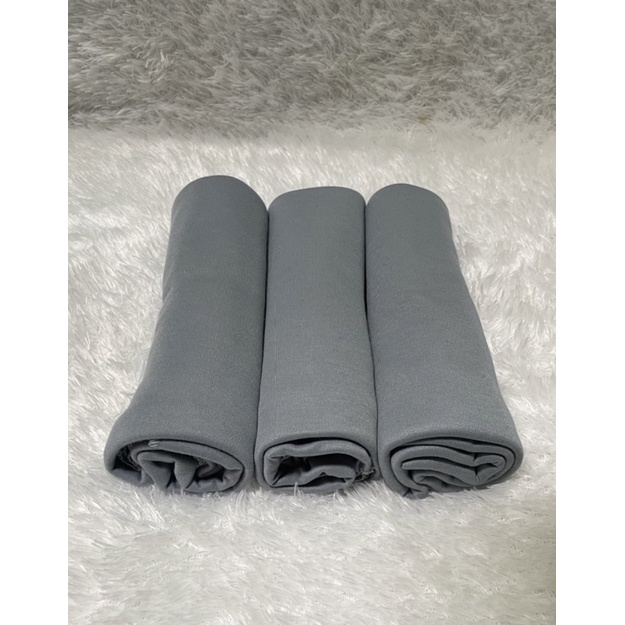 3 pcs Bedong bayi pernel bayi baru lahir grey seri