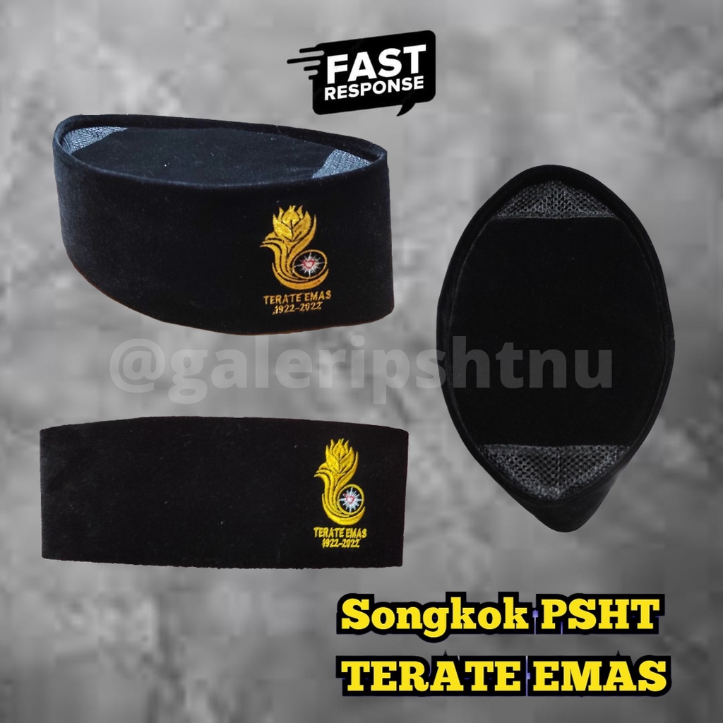 songkok psht bordir - kopyah psht - songkok psht satu abad - kopyah psht satu abad