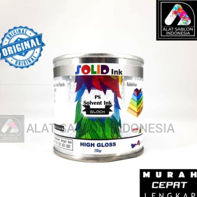 

Cantik Tinta Sablon Plastik 250Gr Hitam Black Hdpe Pe Pp Solvent Based Diskon