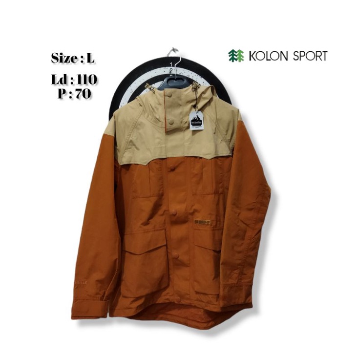 jaket outdoor second kolonsport goretex size l