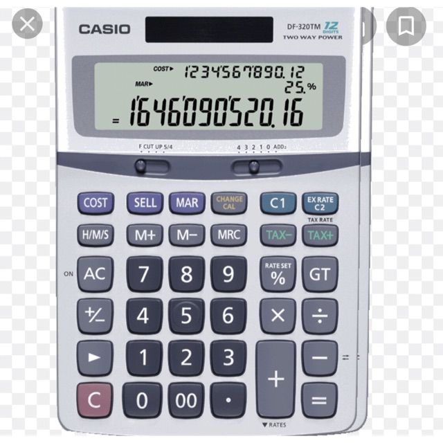 

Casio df 320 tm original kalkulator