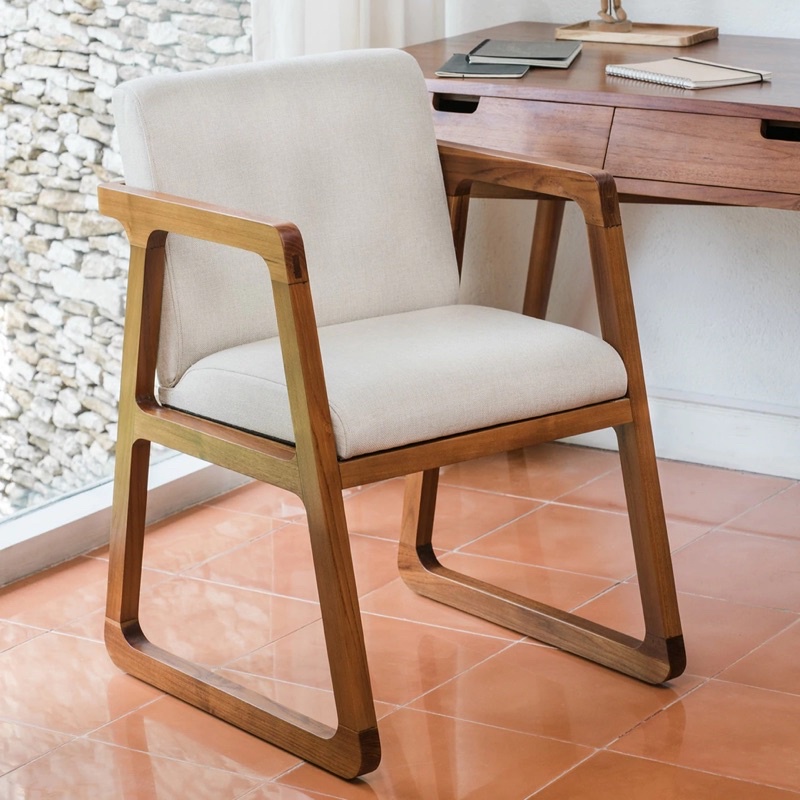 Kursi Kerja Minimalis Modern/Kursi Meja Kerja Jati Solid