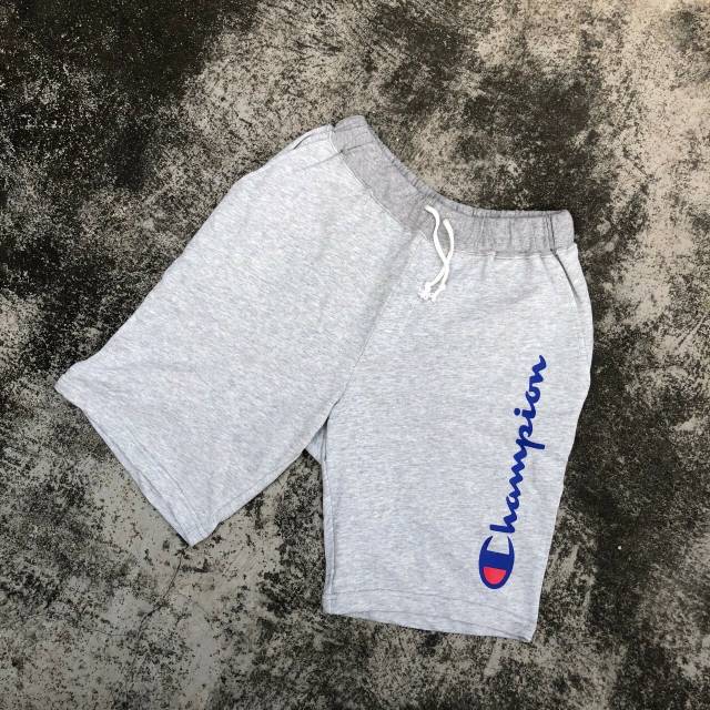 Celana Pendek Pria Short Pants Champion Abu-Abu