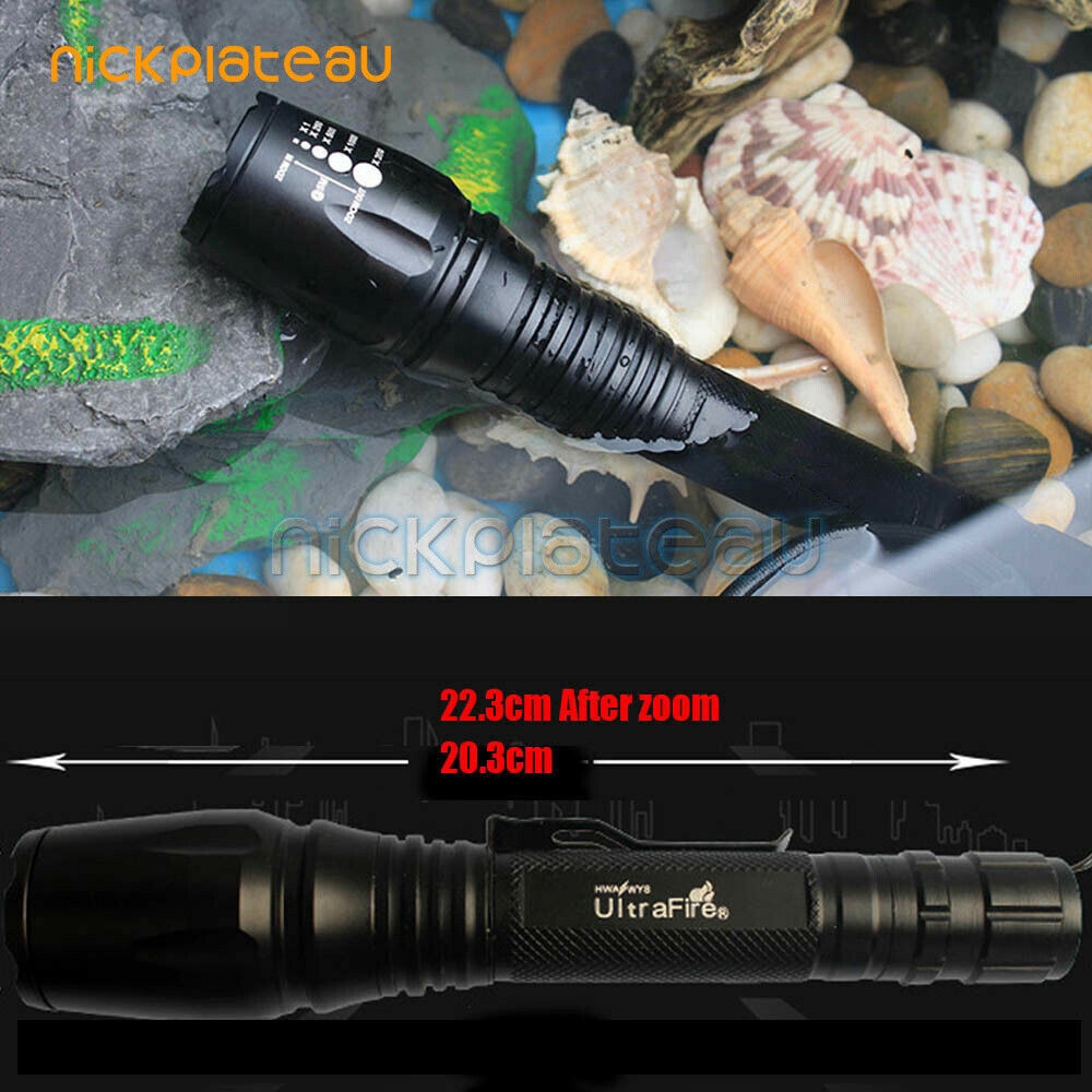 ✫〖ready to ship/COD〗✫  Zoom 200000lm T6 Senter LED T6 Tenaga USB Rechargeable