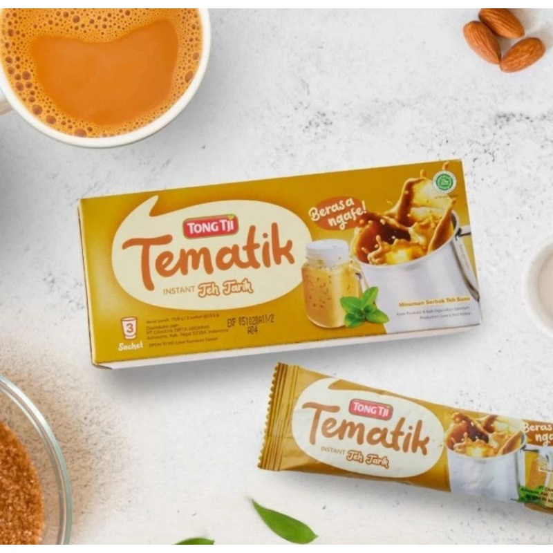 

Tong Tji Tematik Instant Teh Tarik (Isi 3 Sachet)