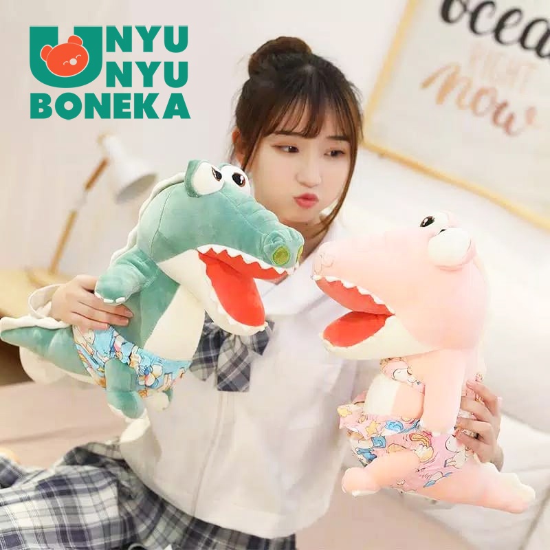 Boneka Buaya Baju Size 14&quot;/Animal/Buaya/binatang/Hadiah/souvenir