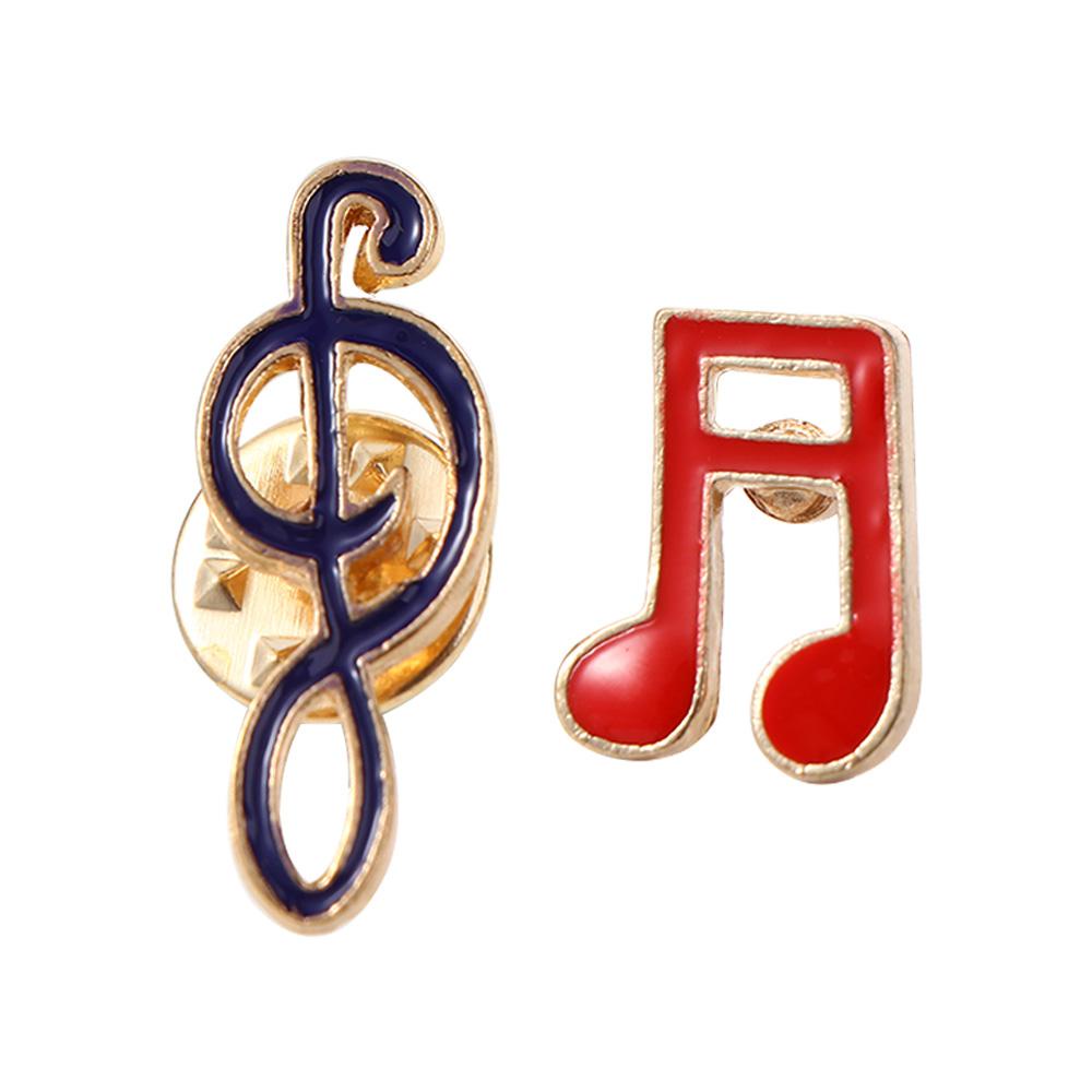 Lanfy Bros Nota Musik Lucu Minimalis Musical Note Travel Commemorative Badge Pin Kerah Pin Enamel Pin