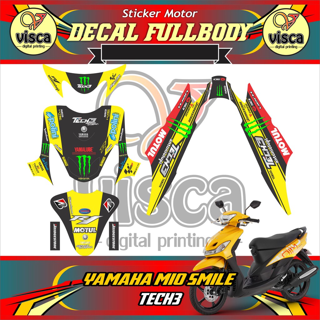 Decal Striping YAMAHA MIO SMILE TECH 3