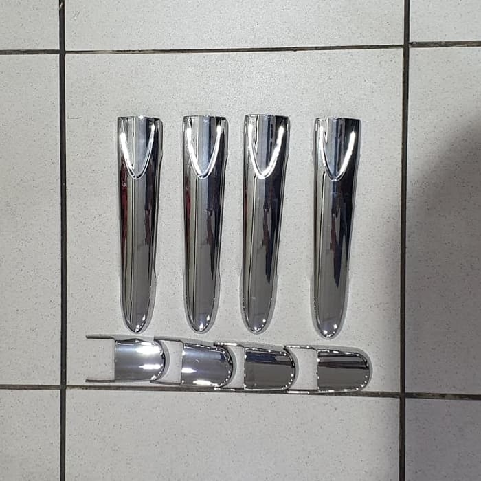 Cover handle PINTU toyota ALL NEW AVANZA / CALYA / VELOZ 2012 sampai 2021 chrome CROME 2020 2019 2018 2017 2016 2015 2014 2013 tempel