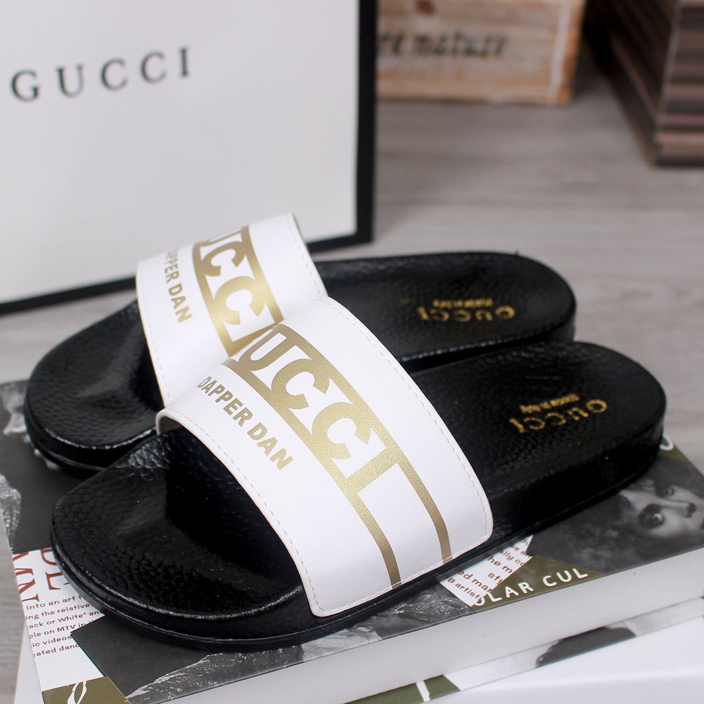 gucci dapper dan flip flops