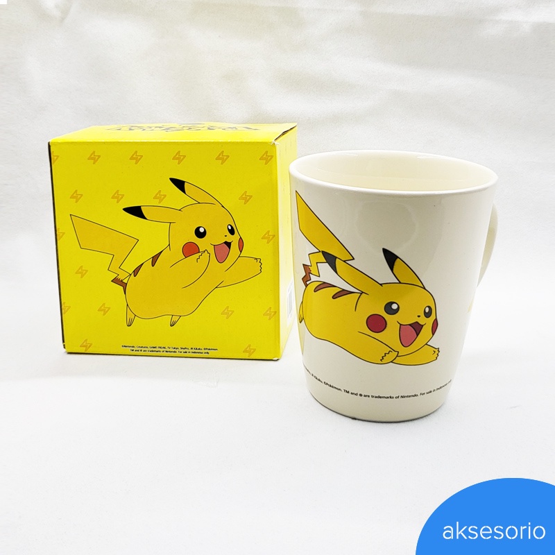 [OFFICIAL MERCHANDISE] Mug Gelas Pikachu Pokemon Asia Indomaret Domar Limited edition