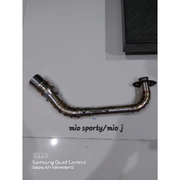LEHER LEHERAN KNALPOT FULL STAINLES  MATIC MIO SPORTY /MIO J/M3
