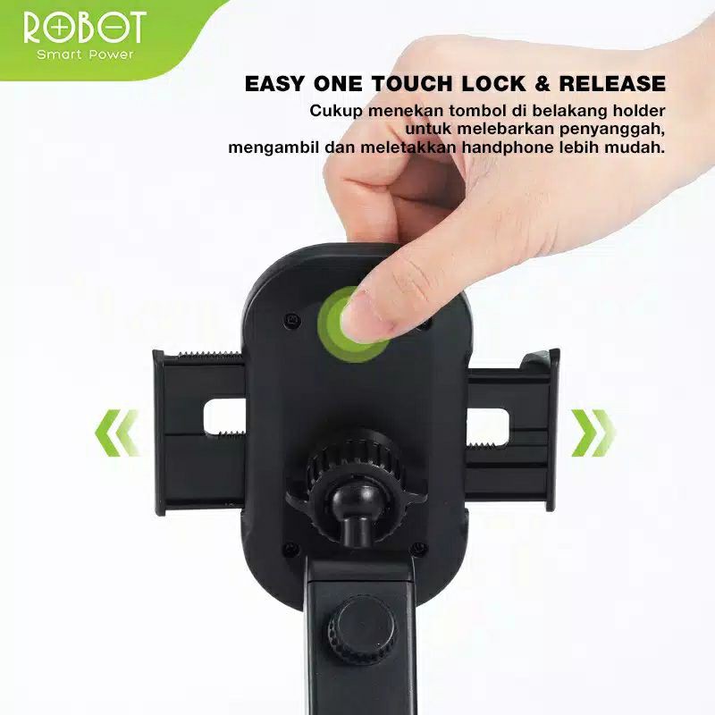 Robot RT-CH12 Car Holder Automatic Lock 360°