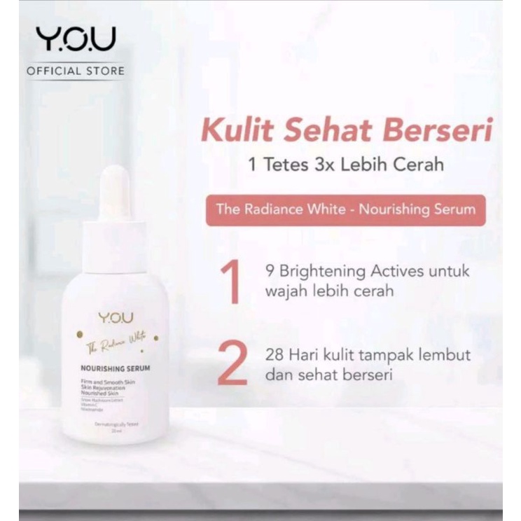 You radiance white nourishing+serum