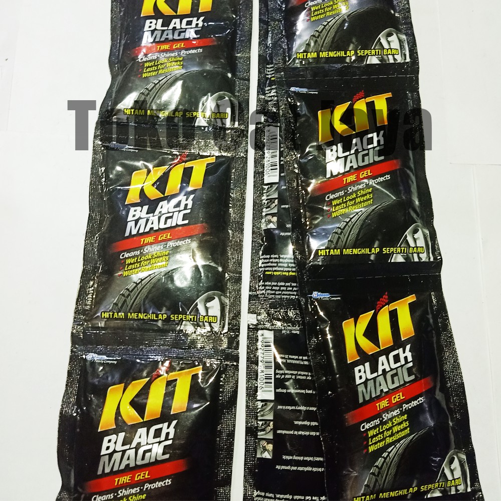 KIT SACHET Black Magic Tire Gel / Semir Ban 35 ml