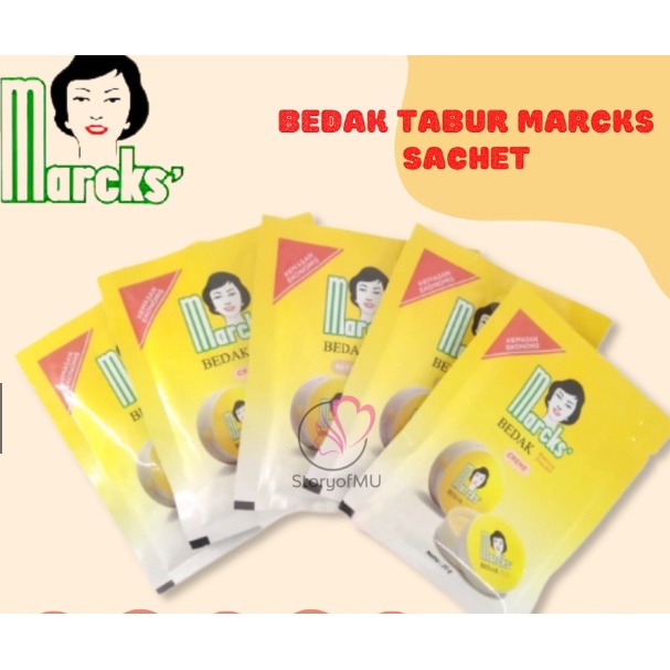 MARCK'S MARCKS BEDAK BEAUTY POWDER CLASSIC 40gr &amp; REFILL 20gr BPOM ORIGINAL