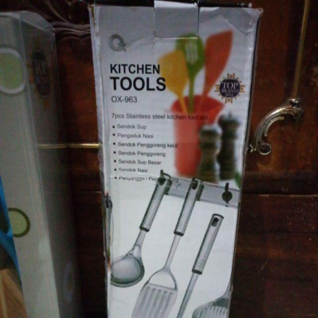 Spatula Set Stainless Oxone Ox-963 - Sutil - Sendok Masak