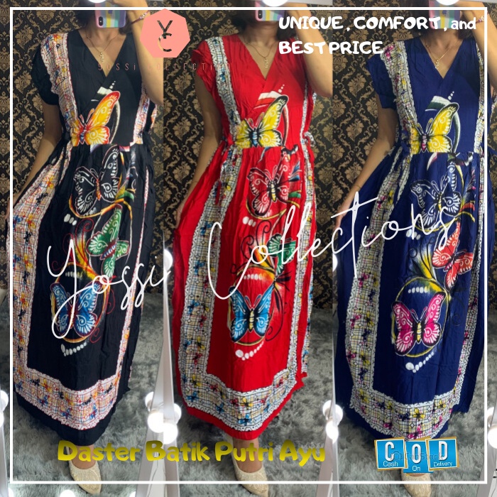 Dater Daster Semata Kaki Bunga Chibi Dress Katun Rayon Premium Pakaian Gaun Tidur Ibu Hamil Dan Meny