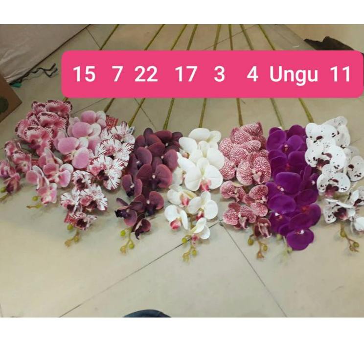 y8 BUNGA ANGGREK LATEX 43,900 PER TANGKAI [K 9] bunga anggrek bulan anggrek hias anggrek palsu LP7 L