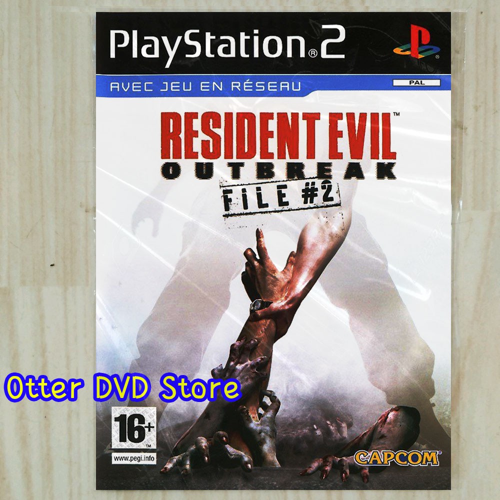 Kaset Game PS2 PS 2 Resident Evil Outbreak File 2