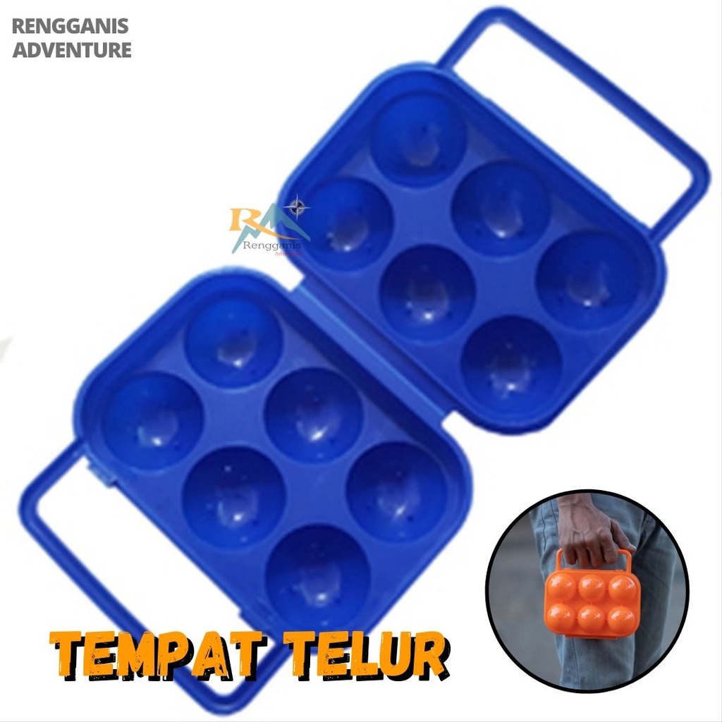 Box Telur Egg Holder Tempat Telor Egg Case Camping Dapur Gunung