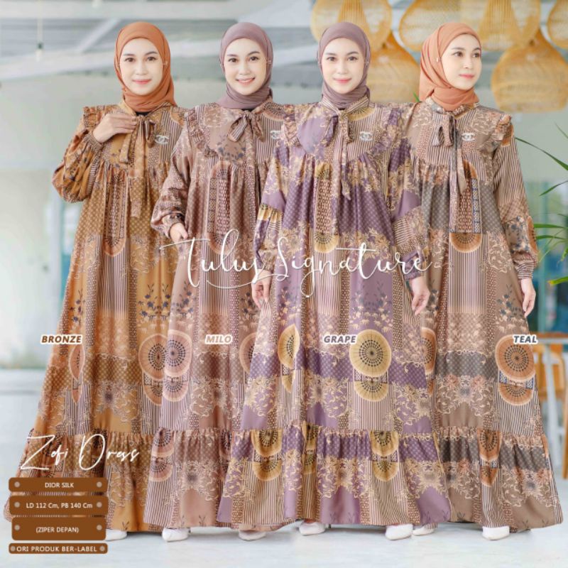 (NEW)GAMIS MIDI DRESS OOTD//ZOFI BY TULUS SIGNATURE