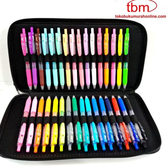 

------] BOLPEN ZEBRA SARASA CLIP SET 47PCS