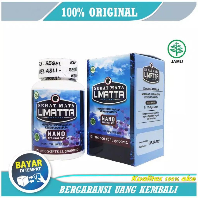 LIMATTA Walatra SEHAT MATA - Obat Mata Berlemak - Obat Herbal Spesialis Atasi Masalah Mata