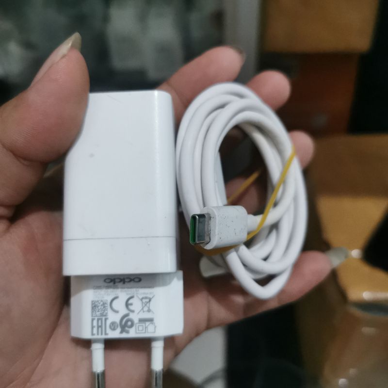 Charger Oppo Find X Copotan Bekas 20watt Bawaan hp