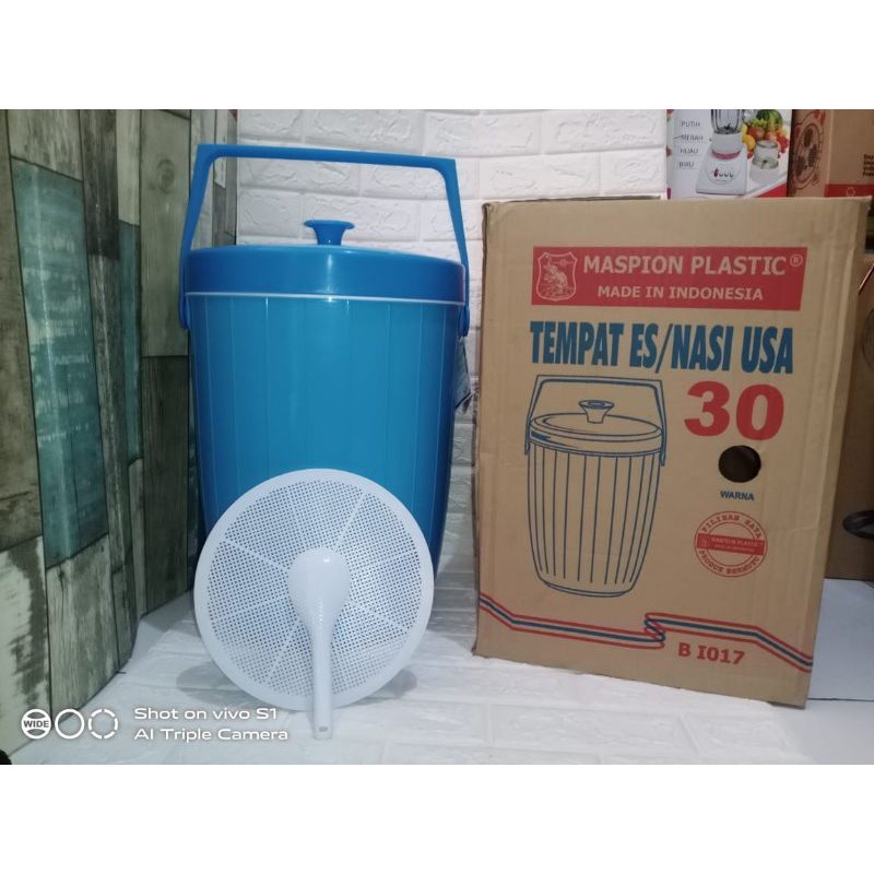 MASPION Ice / Rice Bucket / Tempat Nasi  USA 30 Liter BI 17