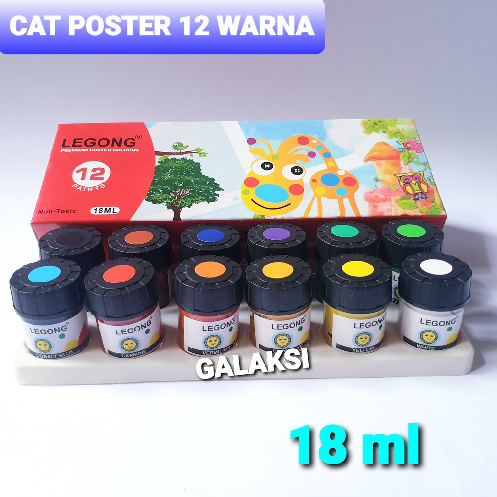 

CAT POSTER 12 WARNA 18 ML LEGONG