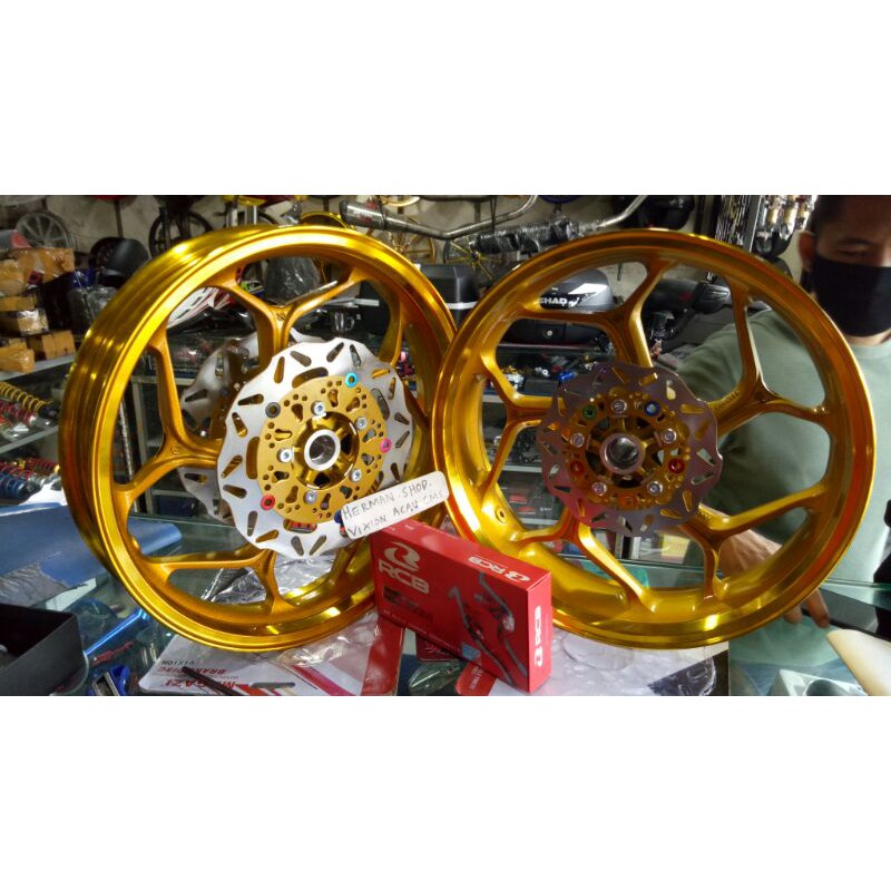 Velg Axio Vixion Tripledisk / Velg lebar Vixion Axio tripledisk / Velg Vixion Axio tripledisk