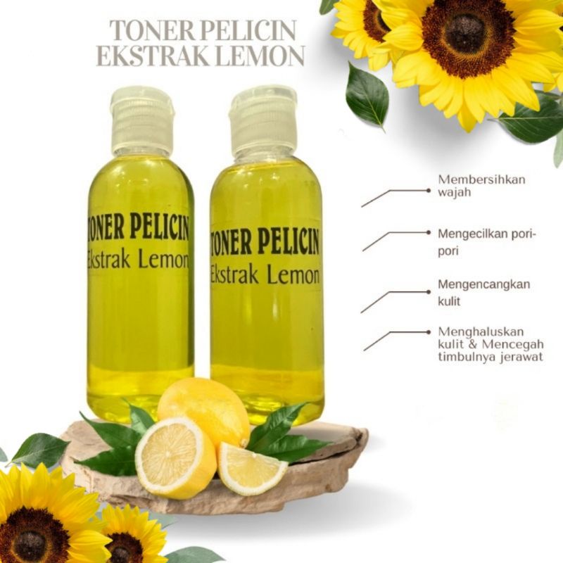 Toner Pelicin Extra Lemon Pemutih Wajah