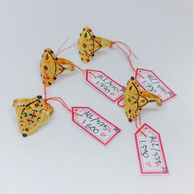 Cincin serut emas asli 375%