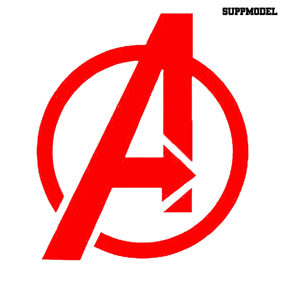 Stiker Reflektif Logo Avengers Untuk Dekorasi Mobil / Motor / Laptop / Koper