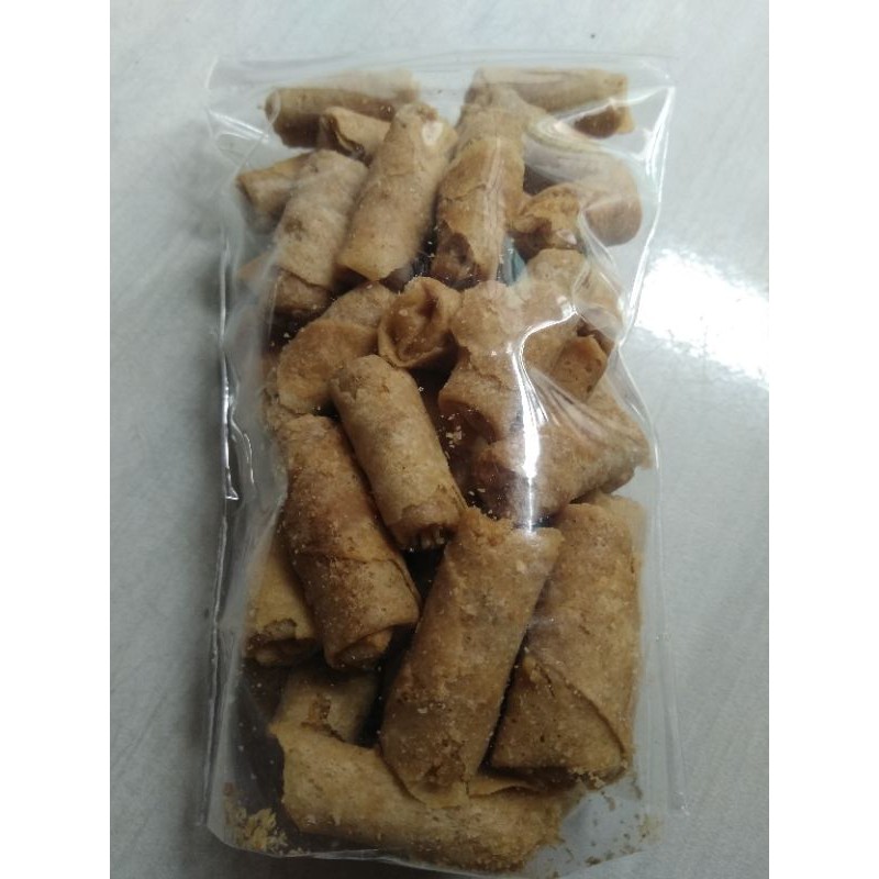 

Lumpia Oven isi Abon Sapi Lezat Per Bungkus